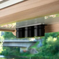 Silwy Feinkost-Magnetgläser-Set, 0.125 l, Schwarz - Produkttyp: Outdoor-Vorratsdose - Materialtyp: Glas - Material: Metall - Detailfarbe: Schwarz - Set: Ja - Verpackungseinheit: 1 Stück