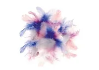 Glorex Federn Deco Blau/Pink/Weiss - Packungsgrösse: 1 Stück - Detailfarbe: Pink - Weiss - Blau