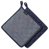 Ladelle Topflappen Denim 2 Stück - Material: Baumwolle (CO) - Detailfarbe: Blau