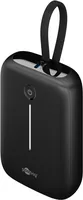Powerbank 10.000 mAh, integriertes USB-C Kabel 13cm, 20 Watt