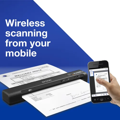 Epson WorkForce ES-60W Handheld scanner 600 x 600 DPI A4 Black