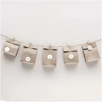 Rico Design Adventskalender Set Grau - Motive: Kein - Befüllt: Nein - Kalendertyp: DIY-Kalender - Alkoholhaltig: Nein