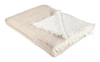 Eskimo Decke Artemis 140 x 200 cm,  Casha - Nachhaltigkeit: Nicht angegeben - Produkttyp: Decken - Detailfarbe: Sand - Breite: 140 cm - Höhe: 200 cm - Detailmaterial: Baumwolle (CO)