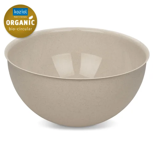 Koziol Rührschüssel Palsby M 2 l, Sand/Gelb - Material: Biozirkulärer Kunststoff - Detailfarbe: Sand - Gelb - Set: Nein - Fassungsvermögen: 2 l