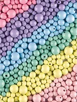 Folia 22993 beads Bead mix Wood Assorted colours 2000 pc(s)