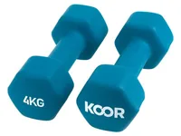 KOOR F00914 dumbbell Fixed-weight dumbbell 4 kg 2 pc(s)