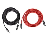 FURBER.power Solarkabel 6 mm² FC4, Set, 10 m - Anschluss Seite B: FC4 Stecker (kompatibel mit MC4 - DL4 - TS4 - QC4) - Anschluss Seite A: FC4 Buchse (kompatibel mit MC4 - DL4 - TS4 - QC4)