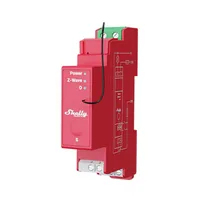 Shelly WLAN-Schaltaktor Qubino Wave PRO 1PM, Z-Wave - Detailfarbe: Rot - Produkttyp: Schaltaktoren - Protokoll: Z-Wave - Systemkommunikation: Wireless - System-Kompatibilität: Google Assistant - Amazon Alexa