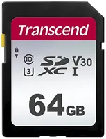 Transcend SDXC 300S         64GB Class 10 UHS-I U1