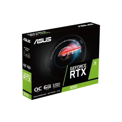 ASUS GeForce RTX 3050 LP BRK OC Edition - Grafikkategorie: Gaming (Mid-Range) - Grafikfamilie: Nvidia GeForce RTX - Grafikkarte Modell: Nvidia GeForce RTX 3050 - Grafikspeicher Grösse: 6 GB - Schnittstelle Grafikkarte: PCI Express 4.0 - Kühlungstyp: Aktiv