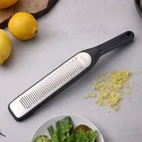 Zyliss E900062 manual grater/spiralizer Flat grater Black, Stainless steel