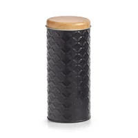 Zeller Present Vorratsdose Scandi 0.68 l, Schwarz - Produkttyp: Vorratsdose - Materialtyp: Metall - Material: Metall - Detailfarbe: Schwarz - Mikrowellenfest: Nein - Spülmaschinenfest: Nein