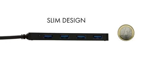 D I-TEC USB-C SLIM 4-PORT HUB