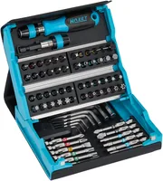 SmartCase Bit-Satz 2200SC-1, 69-teilig (schwarz/blau, 1/4"", mit Handhalter)