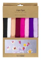 Creativ Company 209010 crepe paper Pink, Purple