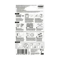 Command Klebestrip, 6 Paar L, Vorteilspack 7 kg, Weiss - Art: Klebestreifen - Klebehaftung: Gute Klebekraft - Maximale Tragkraft: 7 kg - Detailfarbe: Weiss - Material: Kunststoff - Widerstandsfähigkeit: UV Schutz - Wasserfest