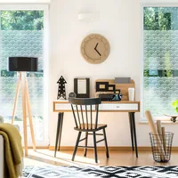 d-c-fix Fensterfolie Koya 45 x 150 cm - Befestigung: Statisch haftend - Breite: 45 cm - Detailfarbe: Weiss - Grau - Länge: 150 cm