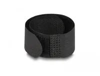 Delock Klettkabelbinder Schwarz 180 mm x 20 mm, 10 Stück - Breite: 20 mm - Länge: 180 mm - Produkttyp: Klettkabelbinder - Ausstattung Kabelmanagement: Set - Wiederverwendbar - Verpackungseinheit: 10 Stück - Material: Nylon