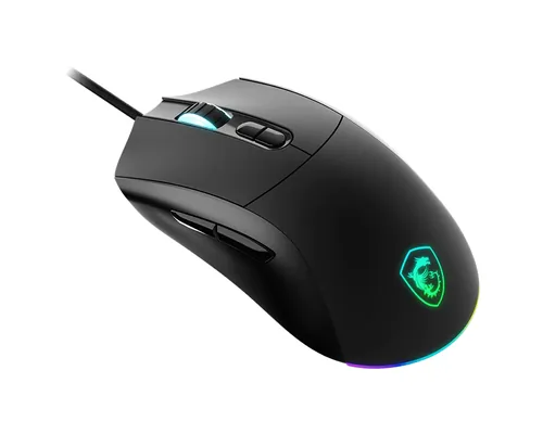 MSI Forge GM320 Gaming Maus, Black, USB