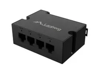LANBERG Switch DIN-FE4-AT-30W 1xIn 3xOut 100MB PoE Extender