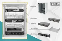 DIGITUS Netzwerk-Set 254 mm 10 - 9HE, 312x300mm BxT