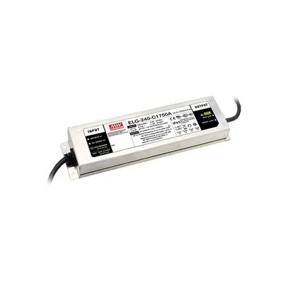 MeanWell LED Treiber 240W CV+CC 24 V / 10 A, DALI - Anwendung: Monochrom - Ausgangsspannung von: 22.4 V - Ausgansspannung bis: 25.6 V - Länge: 244 mm - Breite: 71 mm - Höhe: 37.5 mm