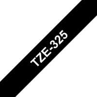 BROTHER P-Touch TZE-325 white on black9mm