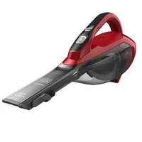 BLACK+DECKER Akku-Handsauger Dustbuster Lithium Rot - Fassungsvermögen: 500 ml - Staubsauger Typ: Akku-Handstaubsauger - Nasswischfunktion: Nein - Ladezeit: 600 min - Max. Laufzeit: 10 min - Spannung: 8 V