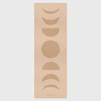 Luviyo All-In-One Yogamatte Luna - Breite: 61 cm - Nachhaltigkeit: Nicht angegeben - Länge: 178 cm - Sportart: Lifestyle - Farbe: Beige - Dicke: 3 cm