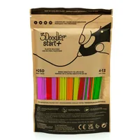 3Doodler Filament Start+ 250 neonrot neonorange neongruen neongelb neonpink\\Neon Compostable plastic Fluorescent green, Fluorescent orange, Fluorescent pink, Fluorescent red, Fluorescent yellow 1 g