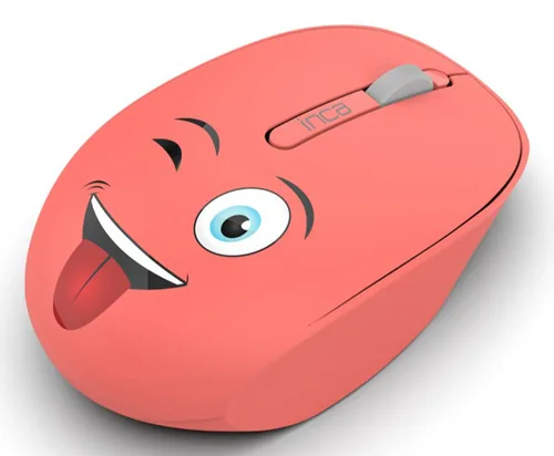 INCA Wrls Maus 1200DPI3Tasten2.4GHzUSB-A WEENY Emoji or