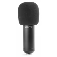 Vonyx Kondensatormikrofon CMS400B Studio-Set - Typ: Einzelmikrofon - Bauweise: Desktop - Anwendungsbereich: Gesang & Sprache - Video - Voice-Chat / Gaming - Wandlerprinzip: Kondensator - Richtcharakteristik: Niere - Umschaltbare Richtcharakteristik: Nein