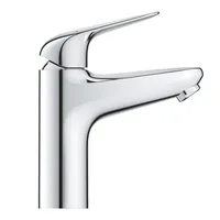 GROHE Einhand-Waschtischbatterie Swift 1/2, M - Anschlussmass: 1/2 - Ausziehbare Brause: Nein - Anzahl Strahlarten: 1 - Farbe: Chrom - Ausführung: Einhebelmischer - Anschlussart: Hochdruckarmatur (2 Anschlüsse)