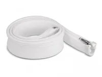 Delock Geflechtschlauch mit Reissverschluss 1 m x 30 mm Weiss - Detailfarbe: Weiss - Breite: 30 mm - Länge: 1 m - Produkttyp: Kabelschlauch - Ausstattung Kabelmanagement: Wiederverwendbar - Reissverschluss - Verpackungseinheit: 1 Stück