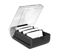 BIELLA Karteikartenbox Bunny A8 20885102U schwarz 10x6.2x19.5cm