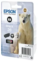 EPSON Tintenpatrone photo schwarz T261140 XP 700/800 200 Seiten