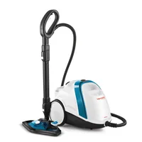 Polti Vaporetto Smart 100_B Cylinder steam cleaner 1500 W Blue, White