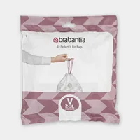 Brabantia Kehrichtsack PerfectFit V 2-3 l, 40 Stück - Parfümiert: Nein - Eigenschaften: Keine Eigenschaft - Verpackungseinheit: 40 Stück - Volumen: 3 l - Trageriemen: Ja - Material: Kunststoff