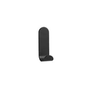 Zone Denmark Wandhaken 7,5 cm, Schwarz - Eigenschaften: Keine Eigenschaft - Detailfarbe: Schwarz - Detailmaterial: Edelstahl - Grundmaterial: Metall