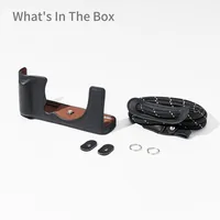 Smallrig Leather Case Kit Schwarz - Tragemöglichkeit: Handgriff - Detailfarbe: Schwarz - Zusatzfächer: Nein - Bauform Kamera: Kompakt - Kamerataschenart: Kamerahülle
