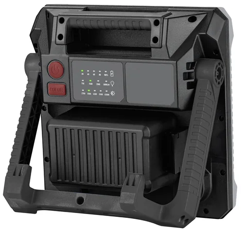 Kraftwerk Arbeitsleuchte LED 5000 - Anwendungsbereich: Bau - Werkstatt - Produkttyp: Akku-Leuchte - Betriebsart: Akkubetrieb - Akkusystem: CAS Cordless Alliance System - Zusätzliche Ausstattung: Variable Farbtemperatur - Detailfarbe: Grau