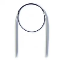 Prym Rundstricknadel Alu, Grau 4.50 mm x 60 cm, Beutel - Material: Aluminium - Produkttyp: Rundsticknadel