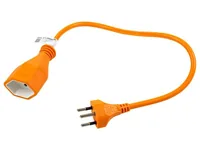 Furber. F01172 power cable Orange 0.5 m T12 T13