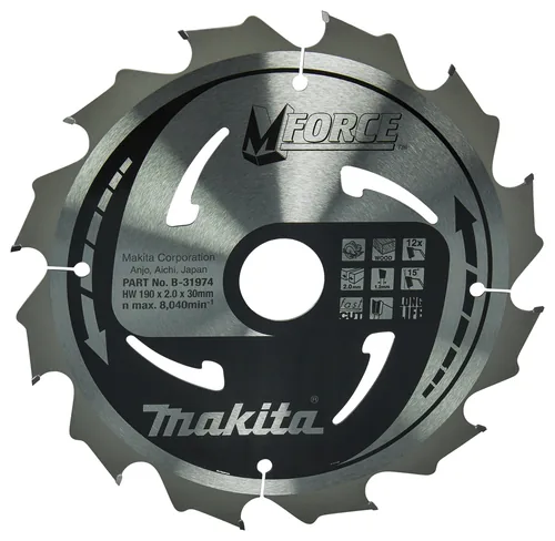 Makita M-FORCE circular saw blade 19 cm