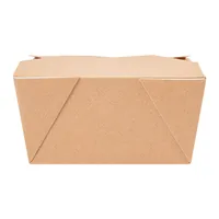 Weita Menübox 780 ml, 50 Stück - Detailfarbe: Braun - Materialtyp: Papier - Material: Pappe - Verpackungseinheit: 50 Stück