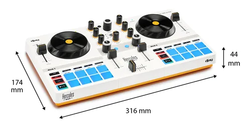 Hercules DJControl Mix Ultra White