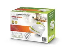 Esperanza EKM011 mixer Hand mixer 400 W Light Green, White