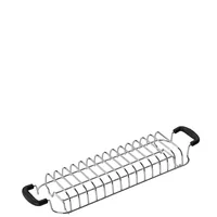SMEG Brötchen Röstaufsatz TSBW 02 Silbergrau - Zubehörtyp: Röstaufsatz - Kompatible Küchenmaschinen: SMEG Langschlitz Toaster