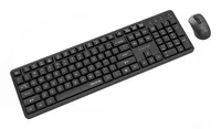 Gembird Silent key Pro Business wireless desktop set, black, US layout