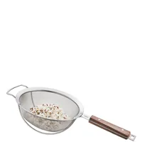 GEFU GF15506 kitchen strainer Stainless steel, Walnut wood 20 cm